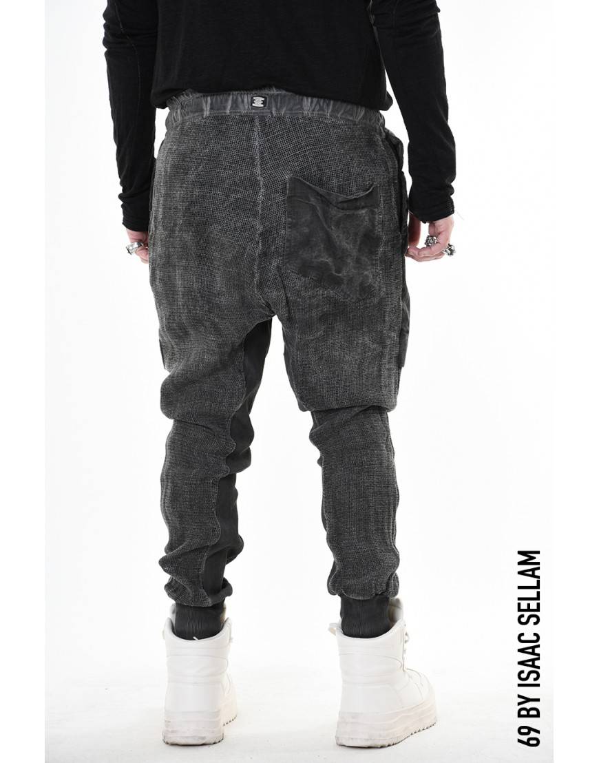 La Haine Inside Us GUSSET PANTS GRILLAGE PLOMB