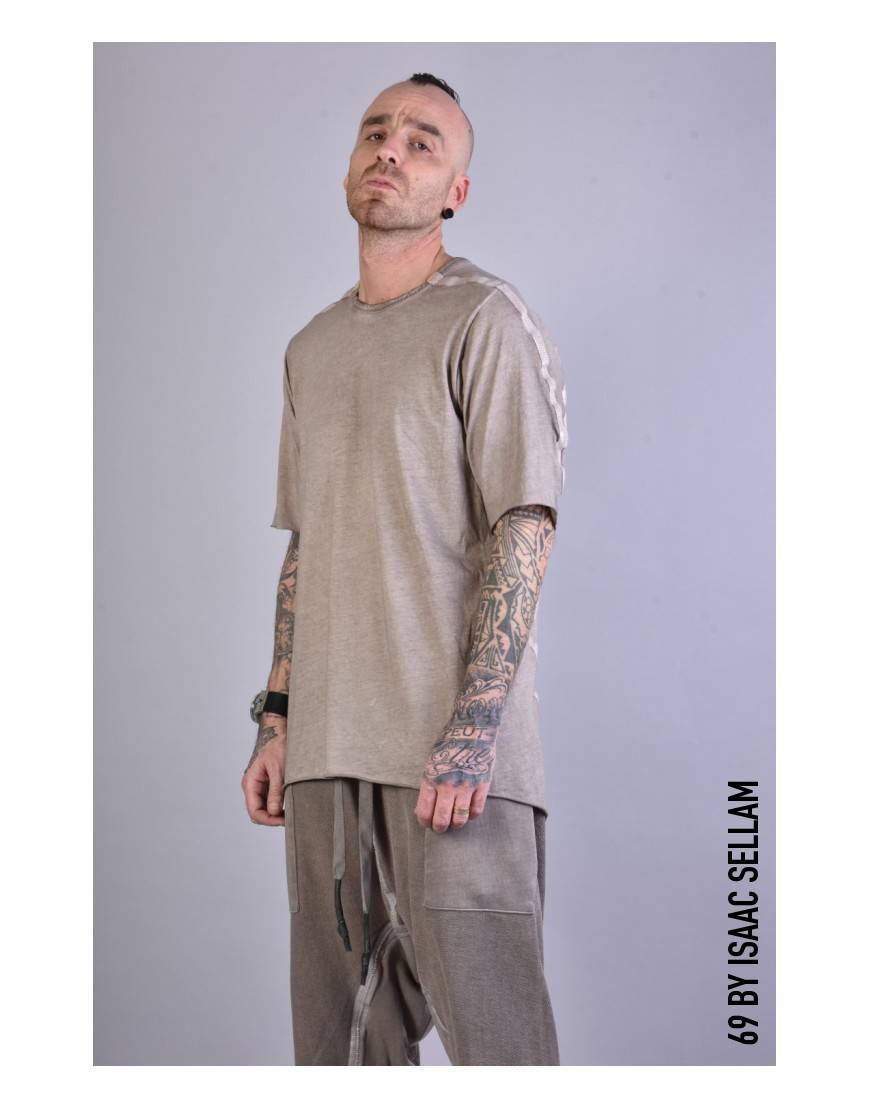 La haine inside us HUMANO T-SHIRT BANDE Taupe