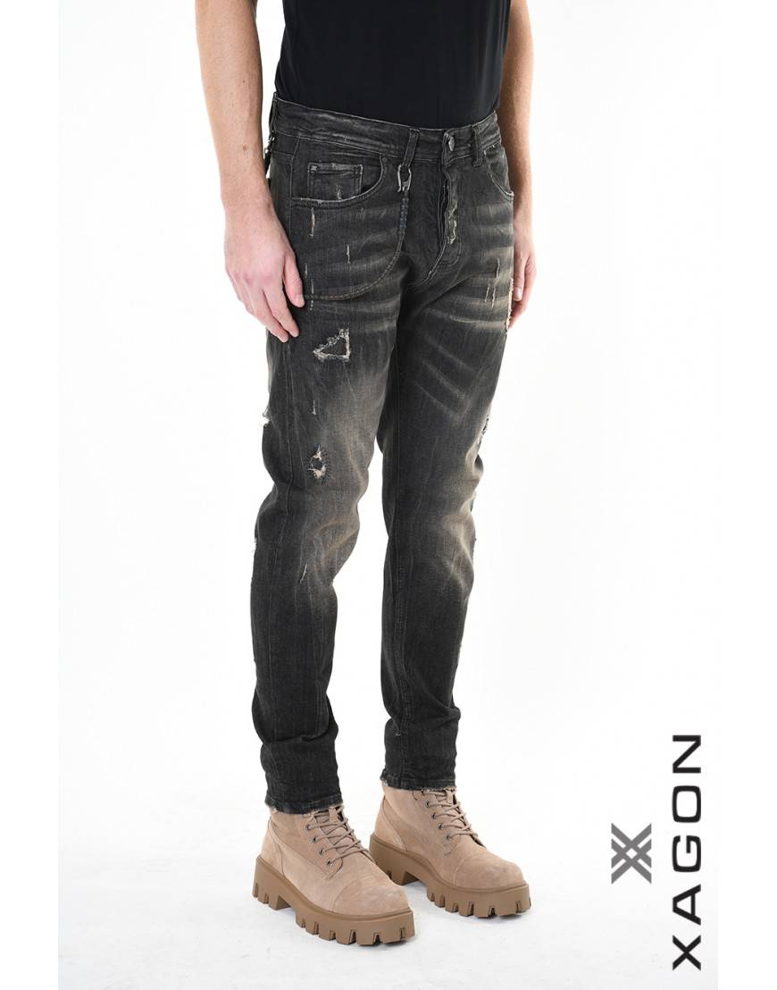 La Haine Inside Us JEANS 2UMR245 Nero