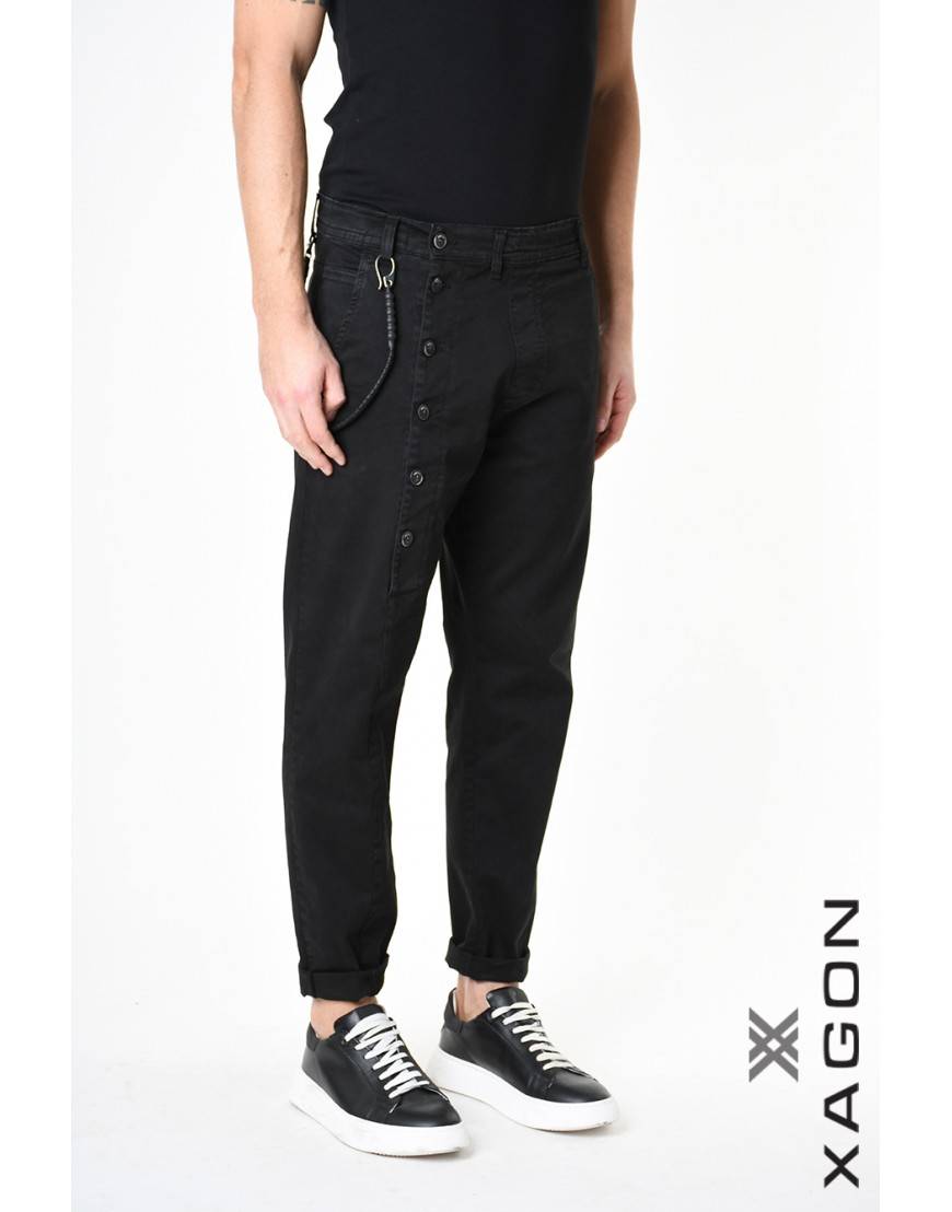 La Haine Inside Us PANTALONE 2CR2014 Nero