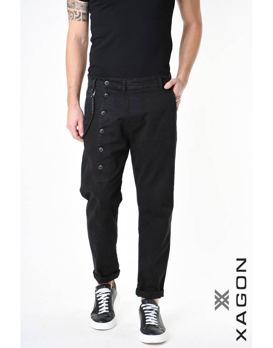 La Haine Inside Us PANTALONE 2CR2014 Nero