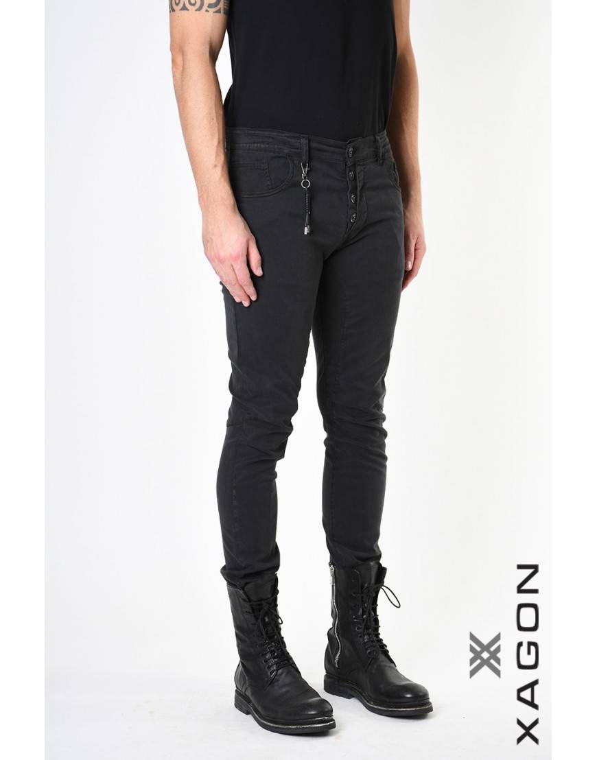 La Haine Inside Us PANTALONE 2CR9004 Nero