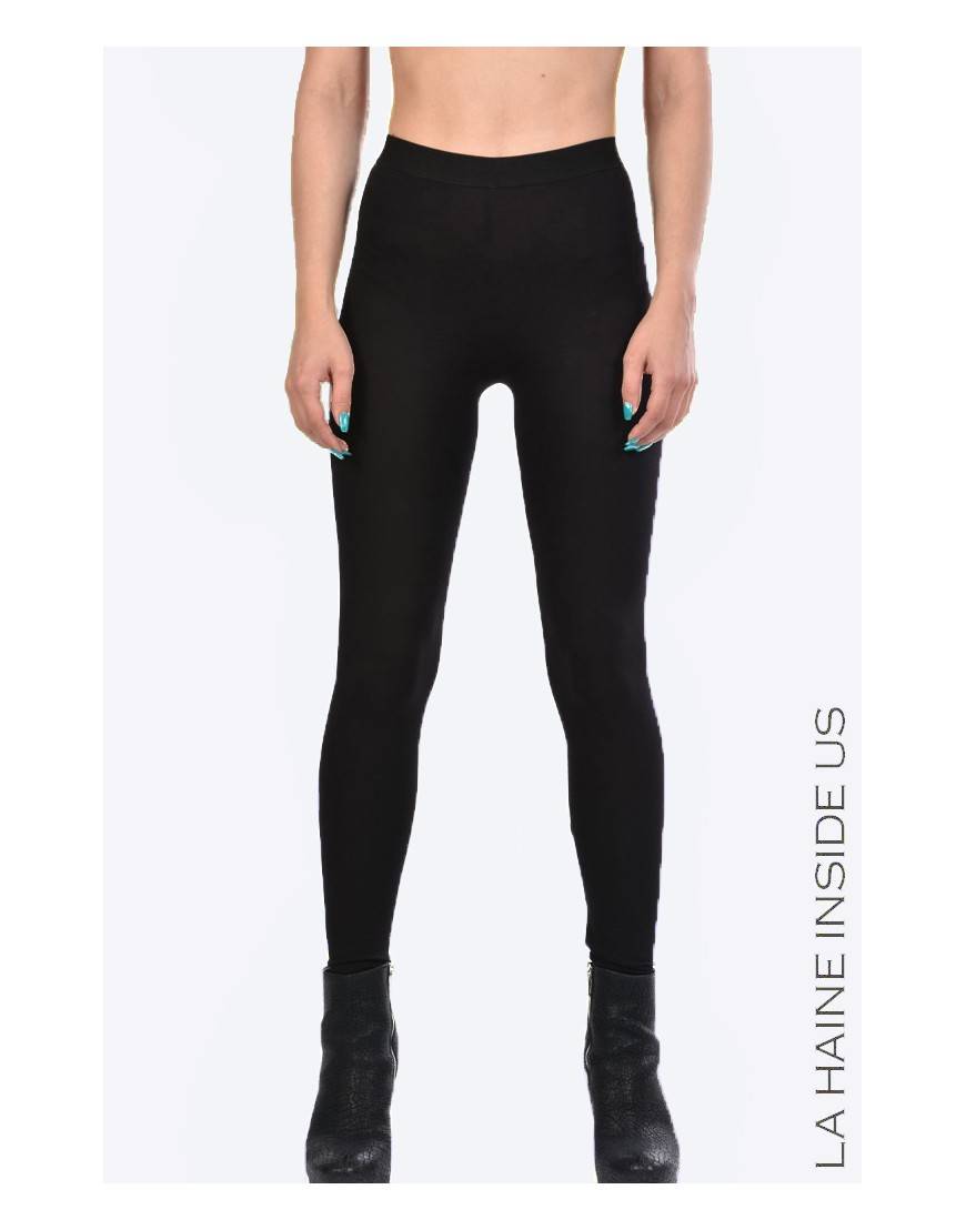 La haine inside us - PERMANENTE - 4M HEL LEGGINGS Nero