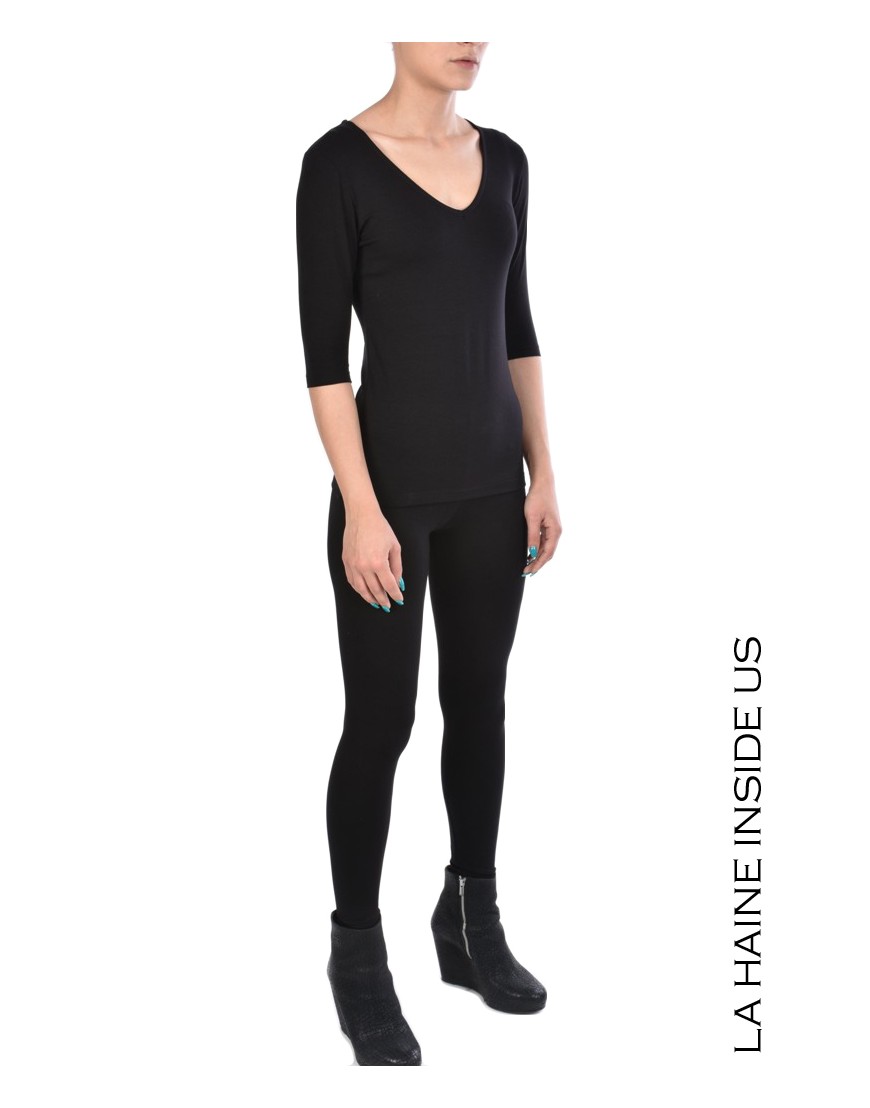 La Haine Inside Us - PERMANENTE - 4M SALUS MAGLIA Nero