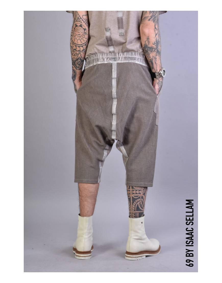 La Haine Inside Us SHORT BANDE SPONGE Taupe