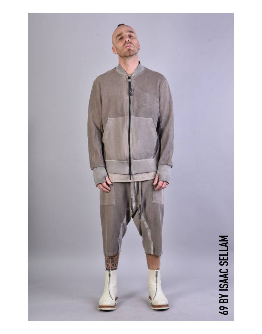 La Haine Inside Us SHORT BANDE SPONGE Taupe