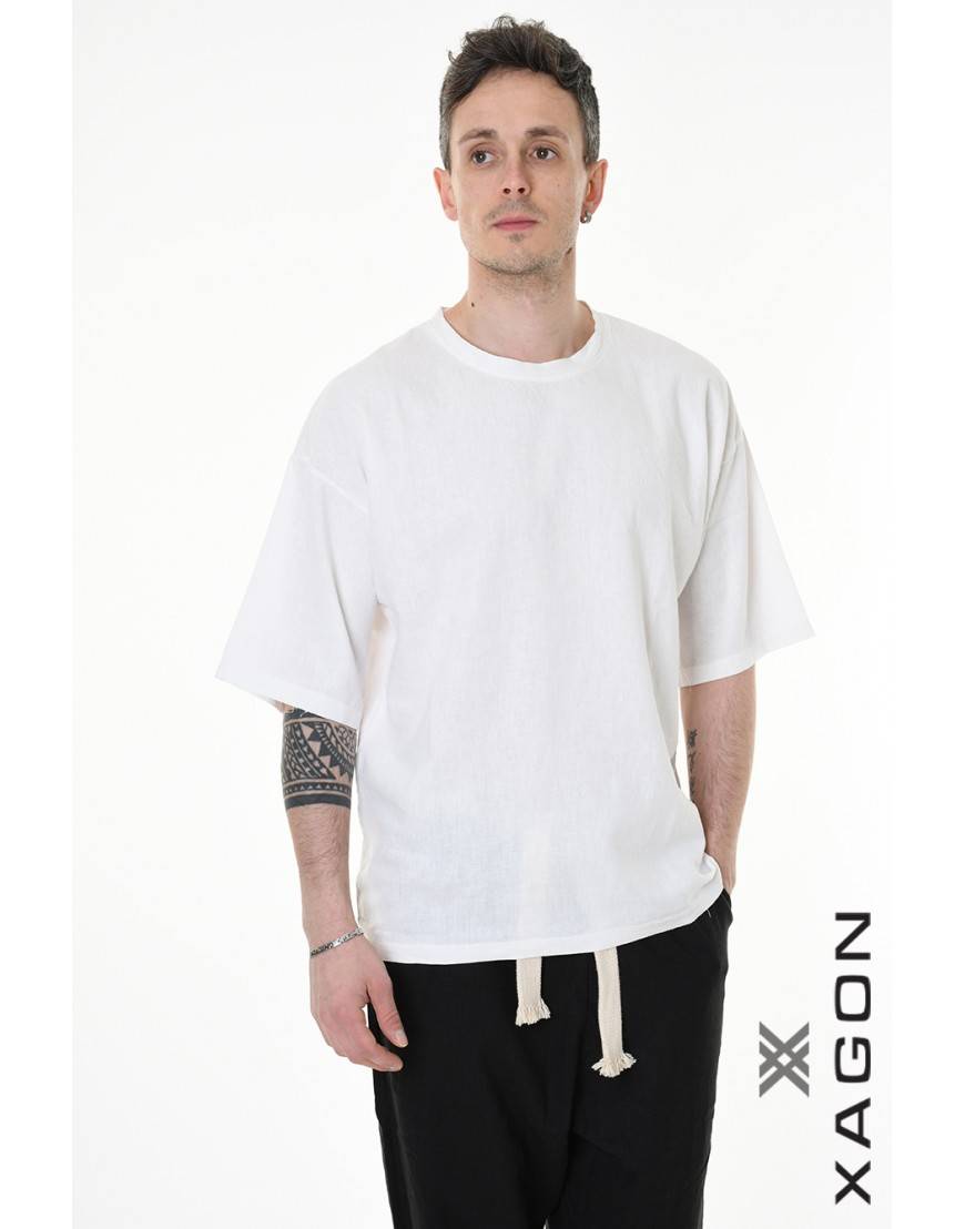 La haine inside us T-SHIRT 2JX2557 Bianco