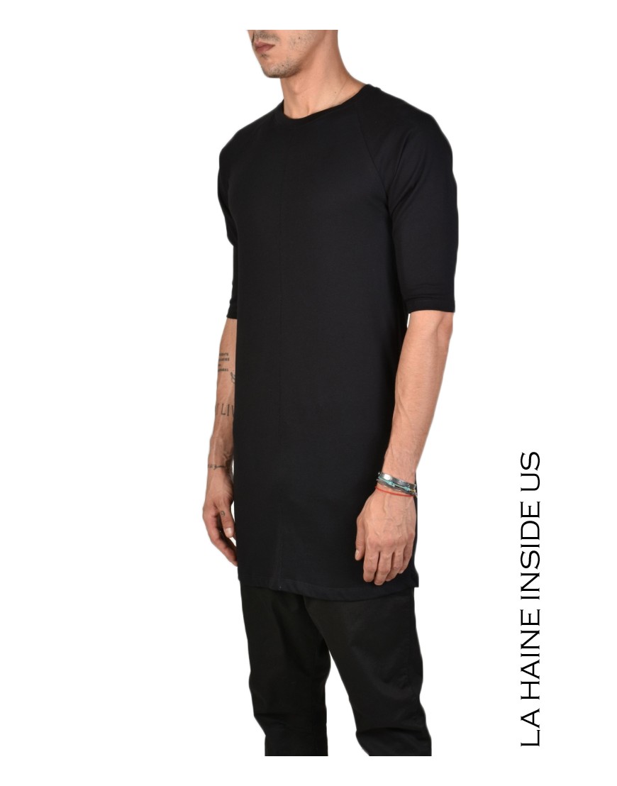 La Haine Inside Us - PERMANENTE - 3M BASE T-SHIRT Versione Lunga Nero