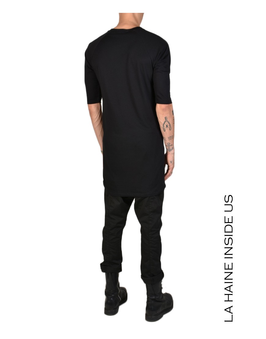 La Haine Inside Us - PERMANENTE - 3M BASE T-SHIRT Versione Lunga Nero