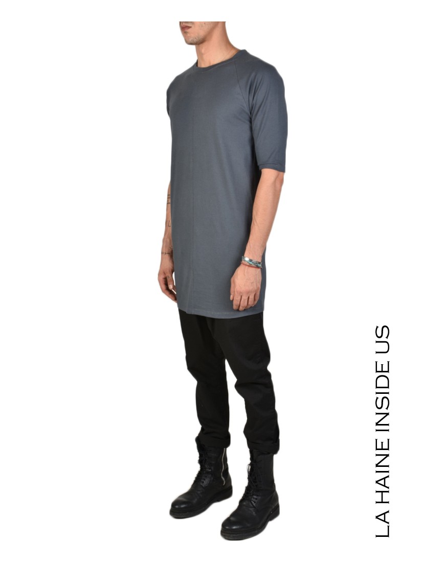 La Haine Inside Us - PERMANENTE - 3M BASE T-SHIRT Versione Lunga Piombo