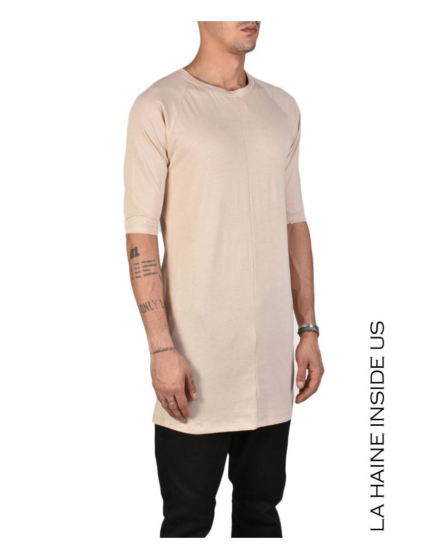 La Haine Inside Us - PERMANENTE - 3M BASE T-SHIRT Versione Lunga Sabbia