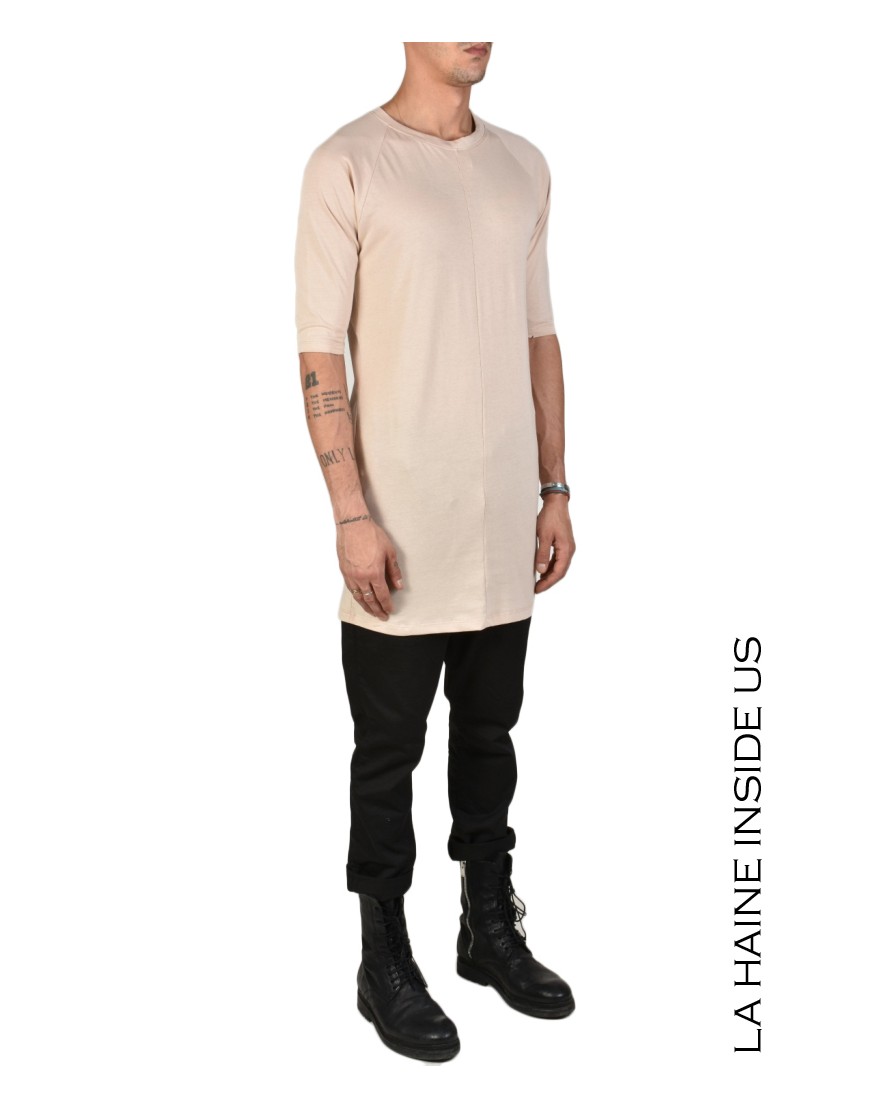 La Haine Inside Us - PERMANENTE - 3M BASE T-SHIRT Versione Lunga Sabbia