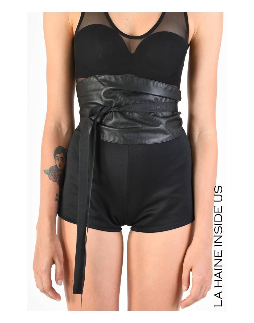 La Haine Inside Us - PERMANENTE - 4B CIBELE FOULARD Pelle Nero