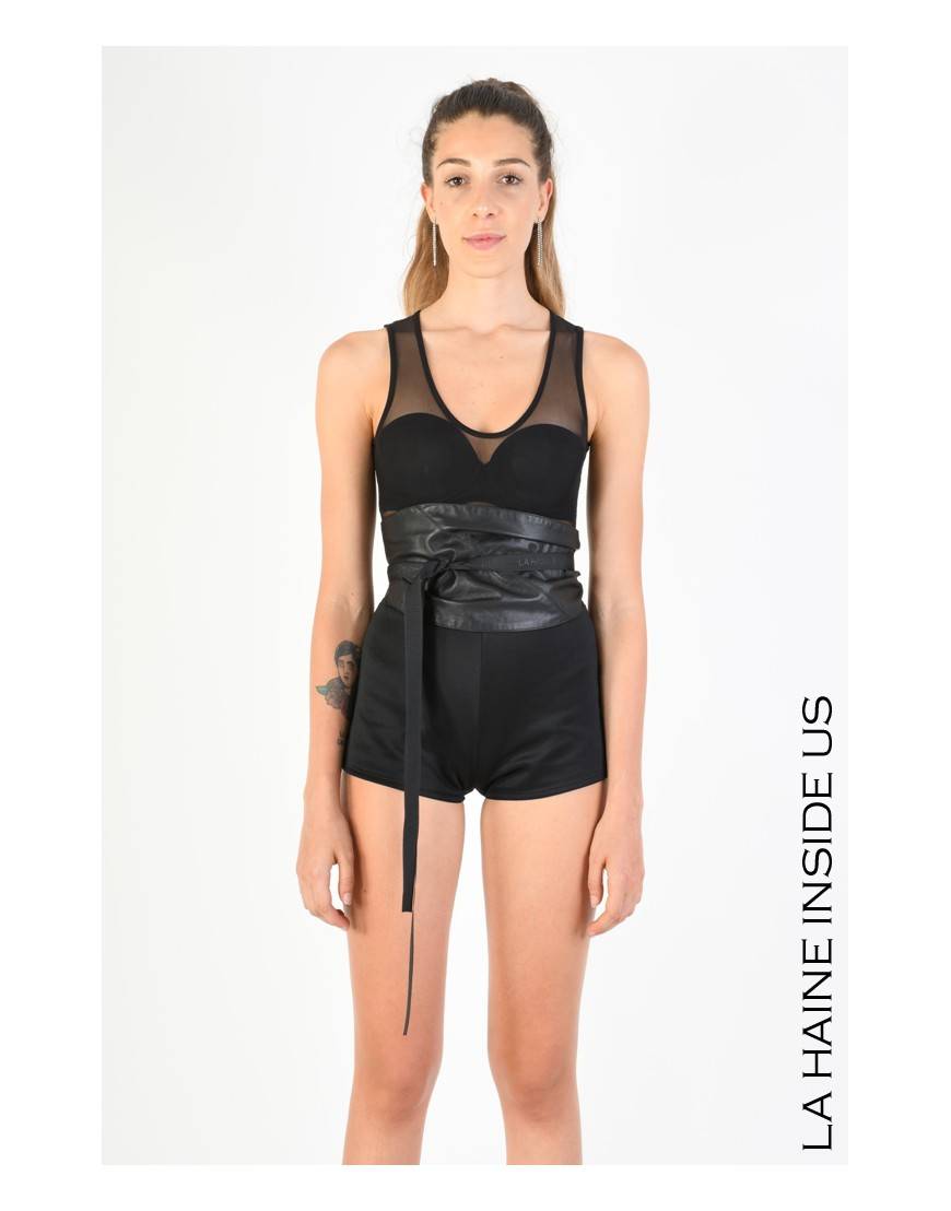 La haine inside us - PERMANENTE - 4B CIBELE FOULARD Pelle Nero