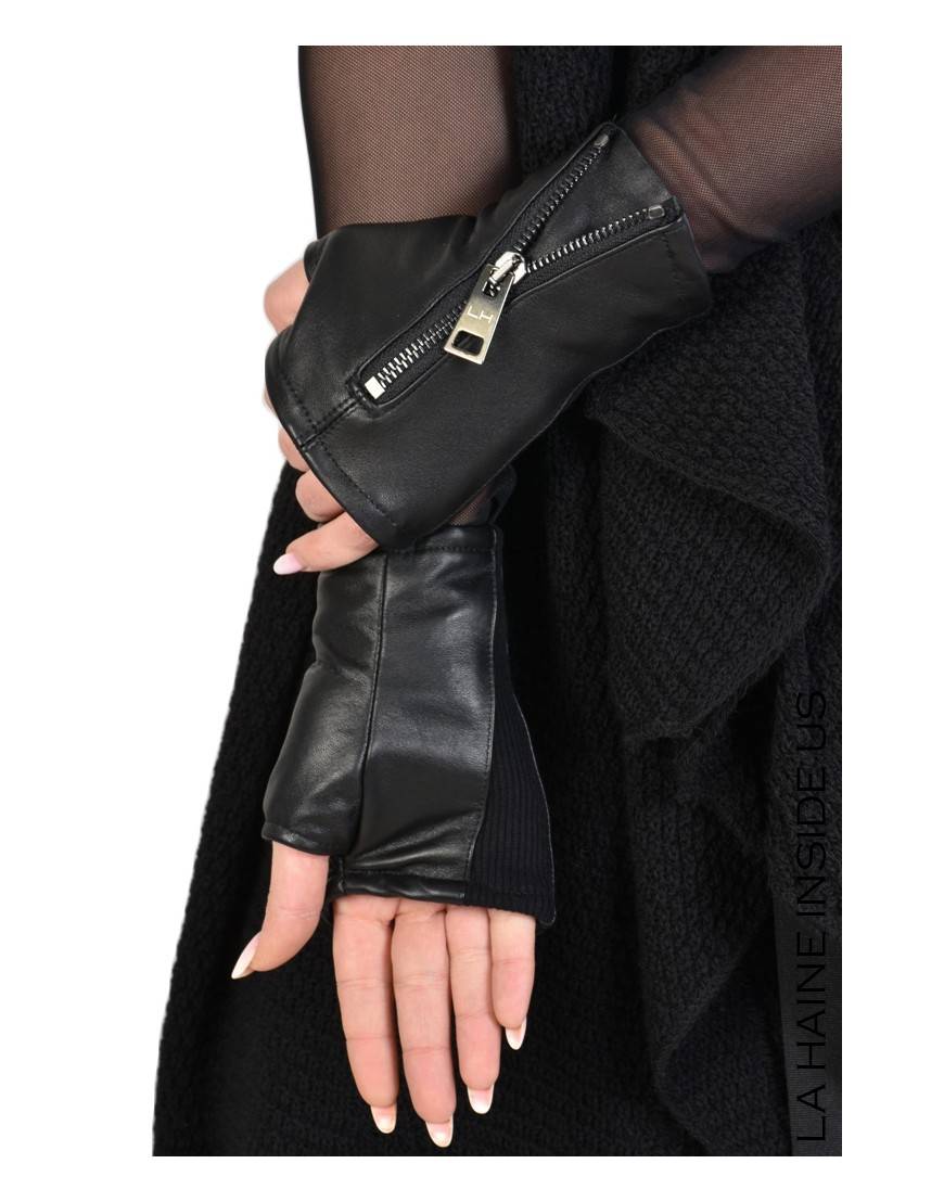 La Haine Inside Us - PERMANENTE - 4B STARK MANICOTTO UNISEX Nero