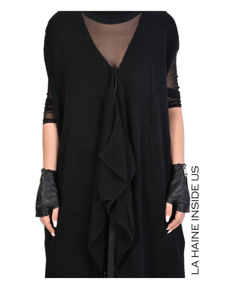 La Haine Inside Us - PERMANENTE - 4B STARK MANICOTTO UNISEX Nero