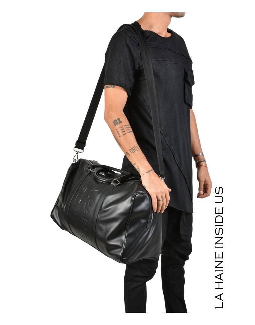 La Haine Inside Us - PERMANENTE - 8L PRICOS BORSONE Pelle Nero