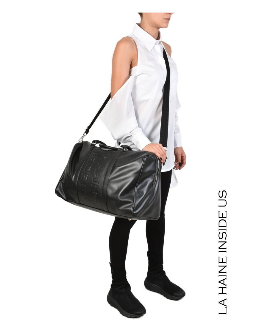 La Haine Inside Us - PERMANENTE - 8L PRICOS BORSONE Pelle Nero