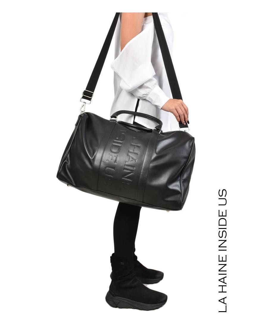 La Haine Inside Us - PERMANENTE - 8L PRICOS BORSONE Pelle Nero