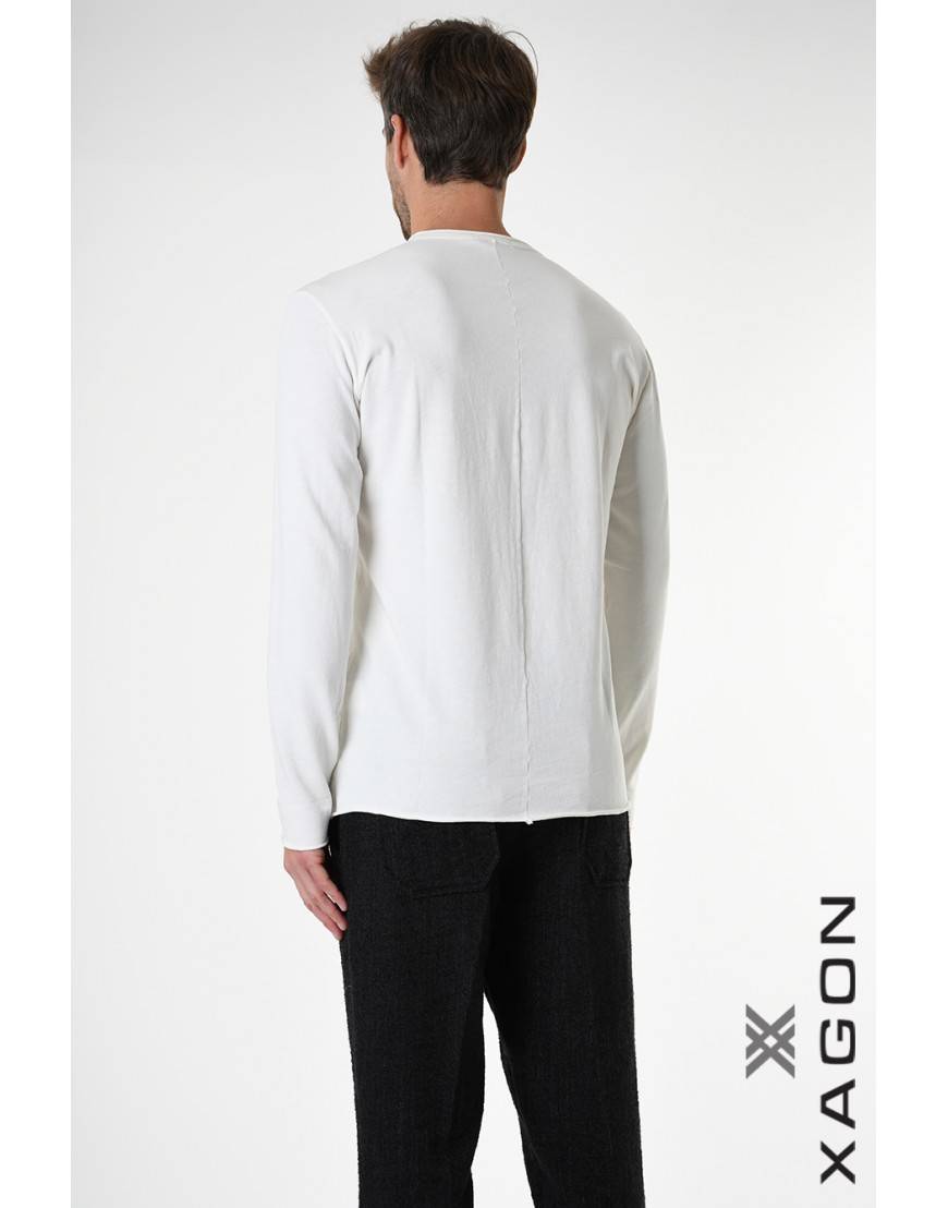 La Haine Inside Us T-SHIRT Manica Lunga 1JX2552 Naturale