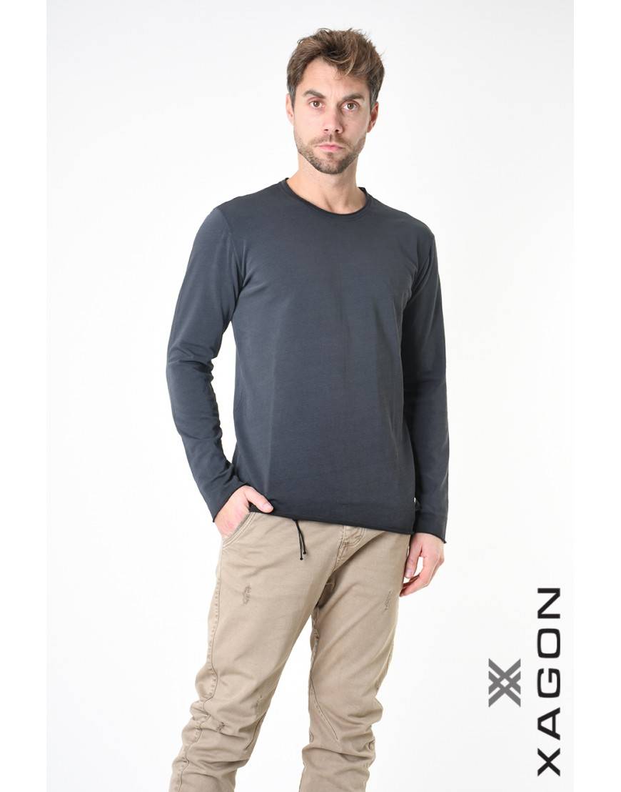 La haine inside us T-SHIRT Manica Lunga 1JX2552 Nero