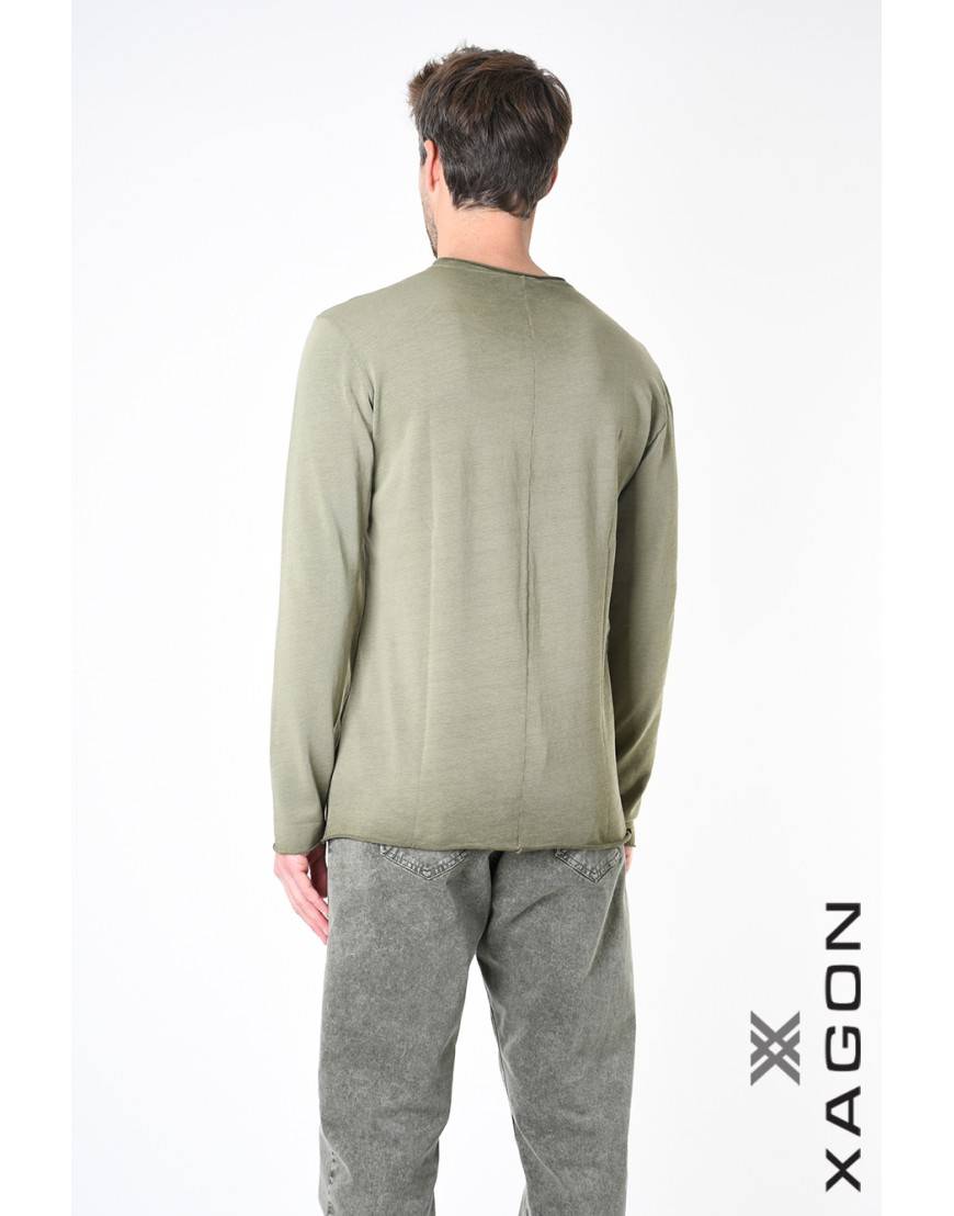 La Haine Inside Us T-SHIRT Manica Lunga 1JX2552 Verde