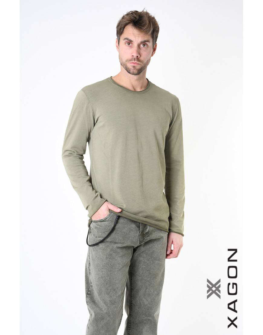 La Haine Inside Us T-SHIRT Manica Lunga 1JX2552 Verde