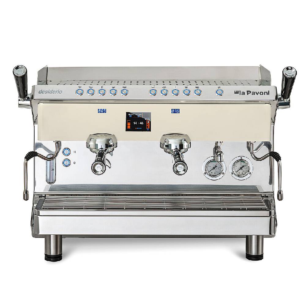 La Pavoni DESIDERIO VOLUMETRICA 2 GRUPPI BIANCA