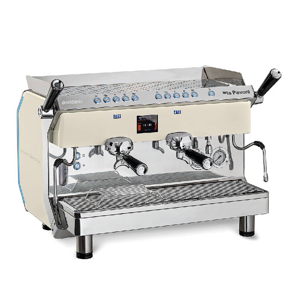 La Pavoni DESIDERIO VOLUMETRICA 2 GRUPPI BIANCA
