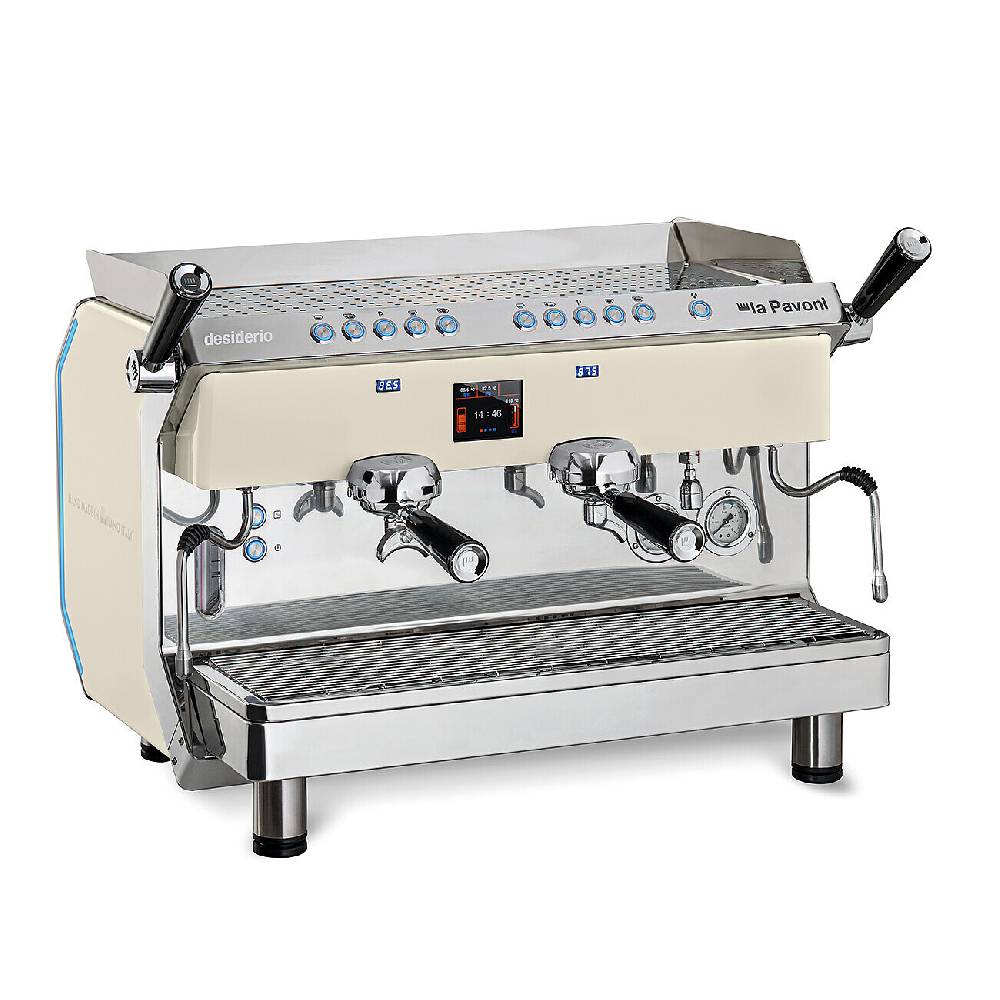 La Pavoni DESIDERIO VOLUMETRICA 2 GRUPPI BIANCA