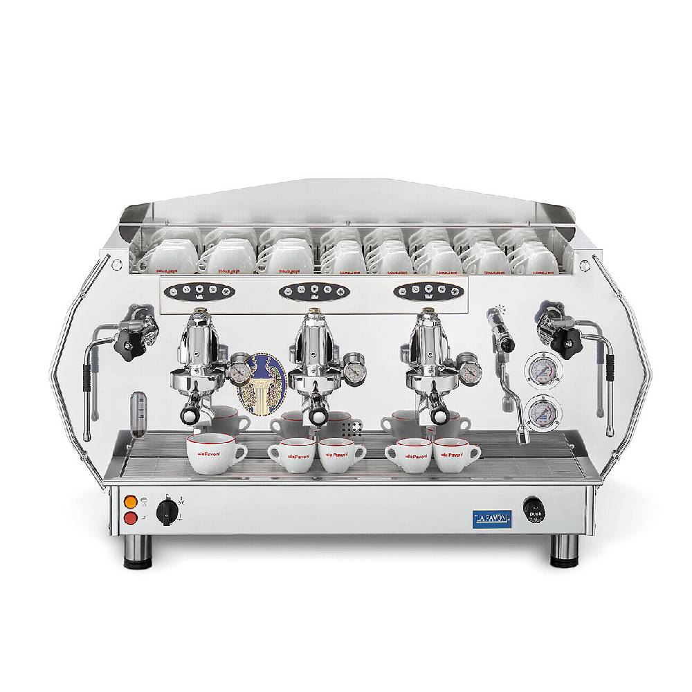 La Pavoni DIAMANTE E61 VOLUMETRICA 3 GRUPPI ORO