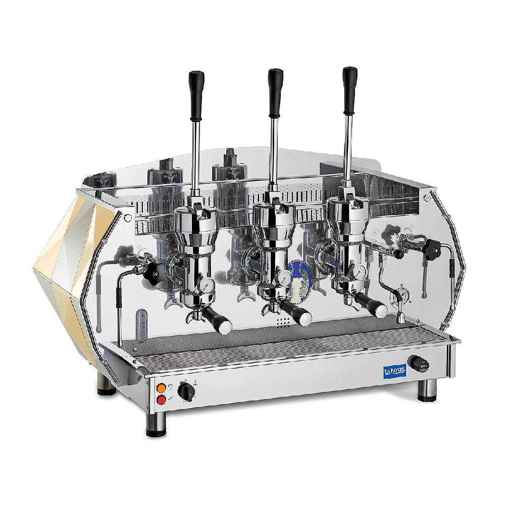 La Pavoni DIAMANTE LEVA 3 GRUPPI ORO