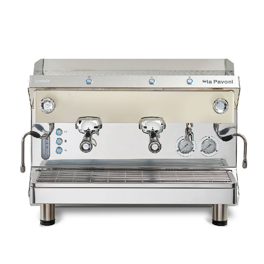 La Pavoni GENIALE SEMIAUTOMATICA 2 GRUPPI BIANCA