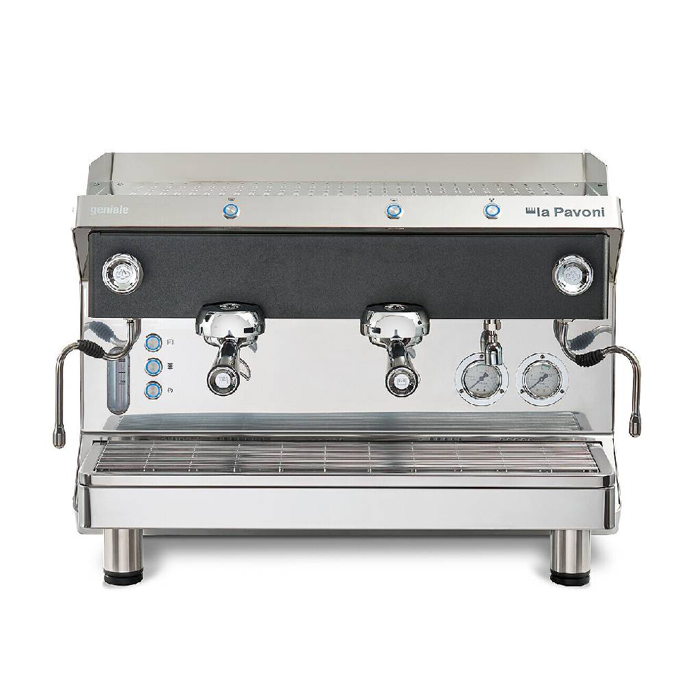La Pavoni GENIALE SEMIAUTOMATICA 2 GRUPPI NERA
