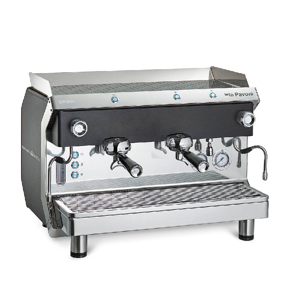 La Pavoni GENIALE SEMIAUTOMATICA 2 GRUPPI NERA