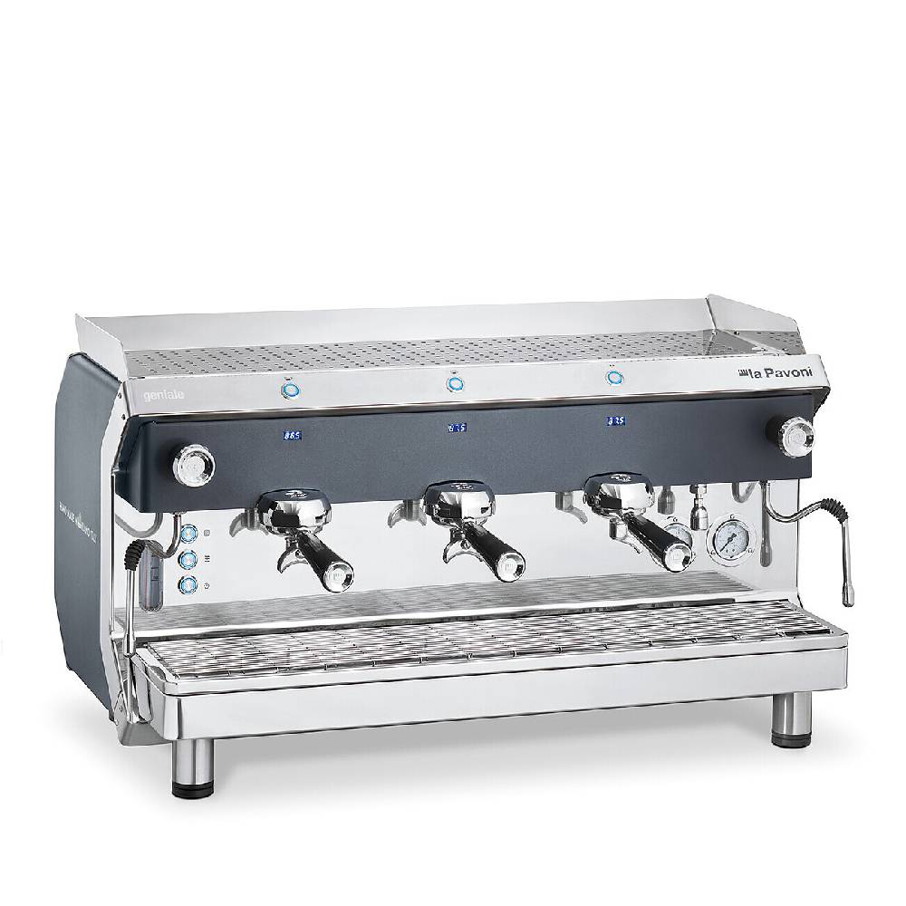 La Pavoni GENIALE SEMIAUTOMATICA 3 GRUPPI NERA