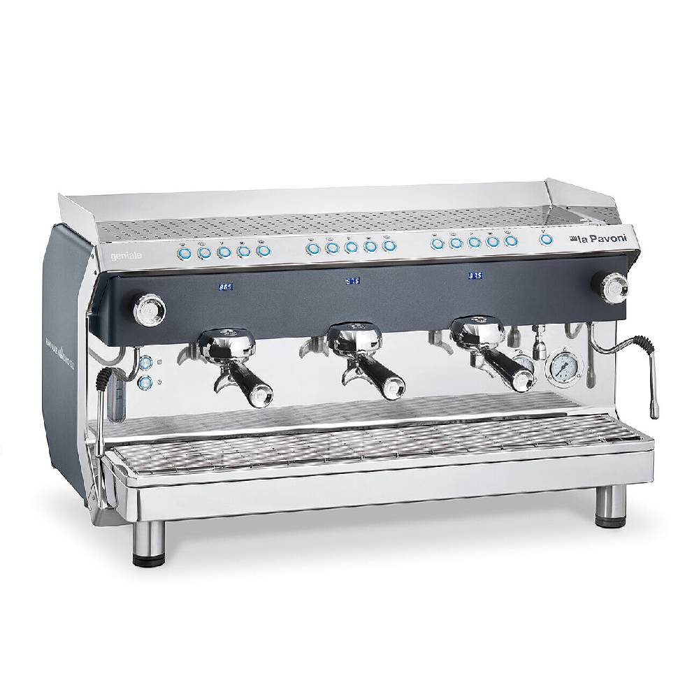 La Pavoni GENIALE VOLUMETRICA 3 GRUPPI NERA