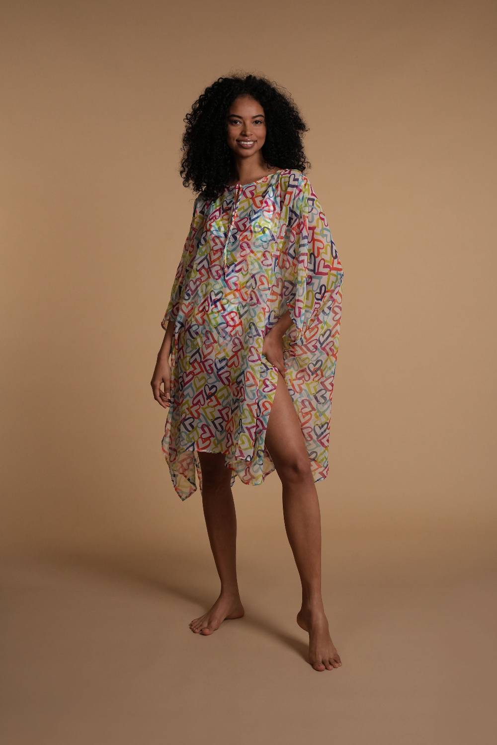 La Petite Robe Di Chiara Boni chiffon-fina printed cover-up