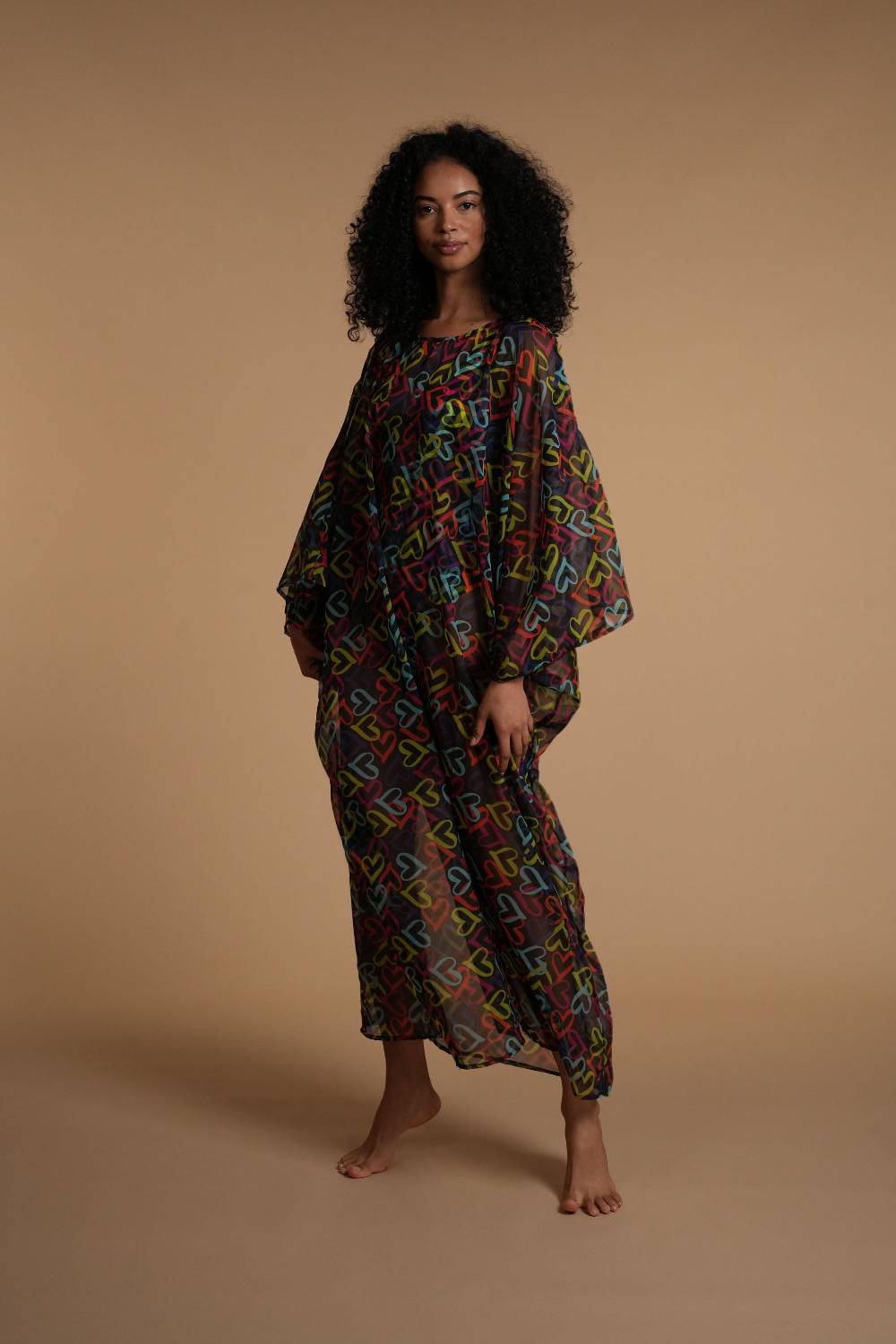 La Petite Robe Di Chiara Boni Chiffon-mae Printed Cover-up