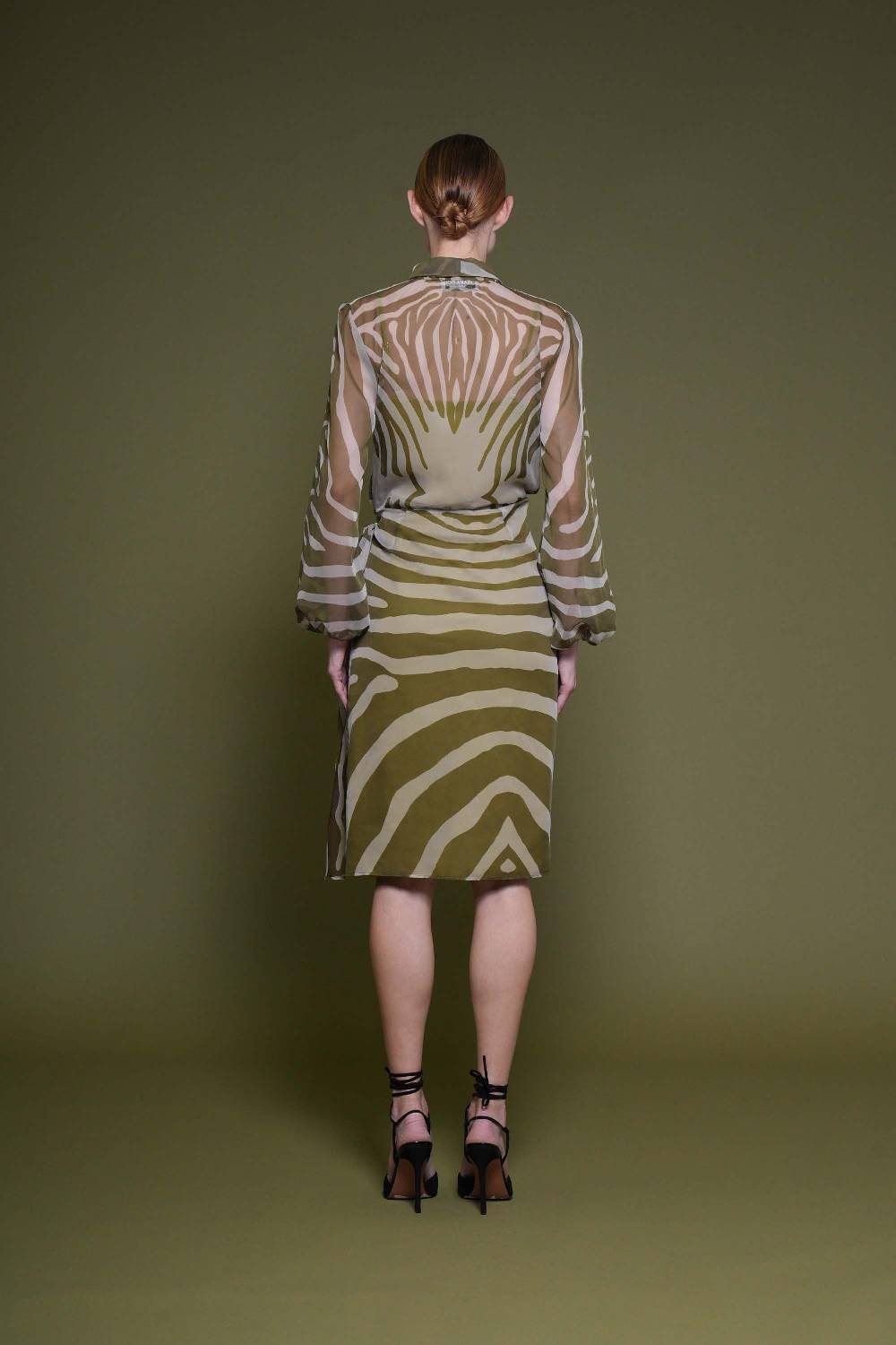 La Petite Robe Di Chiara Boni Crizi Printed Chiffon Dress