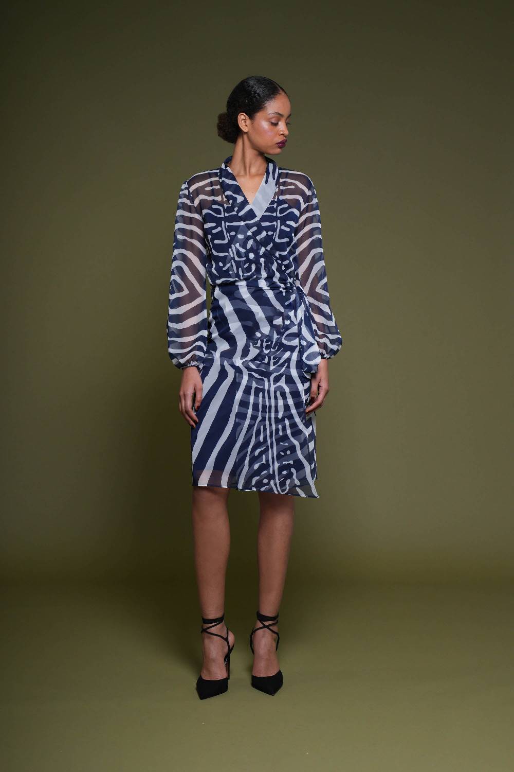 La Petite Robe Di Chiara Boni crizi printed chiffon dress