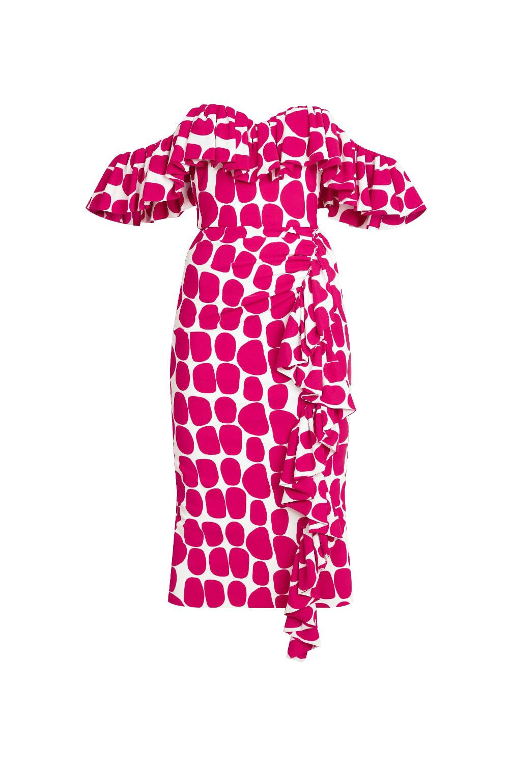 La Petite Robe Di Chiara Boni Giraffea Midi Printed Dress