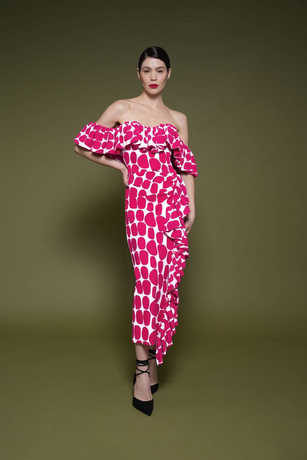 La Petite Robe Di Chiara Boni giraffea midi printed dress