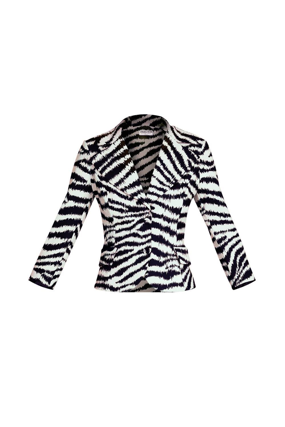 La Petite Robe Di Chiara Boni Kimimela Printed Jacket