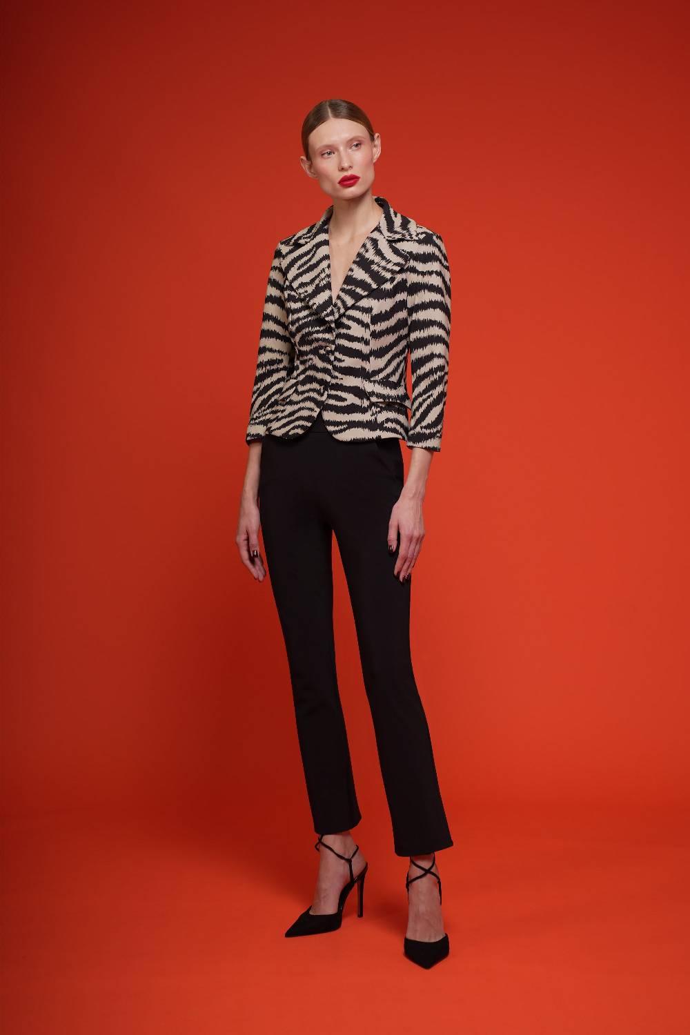 La Petite Robe Di Chiara Boni Kimimela Printed Jacket