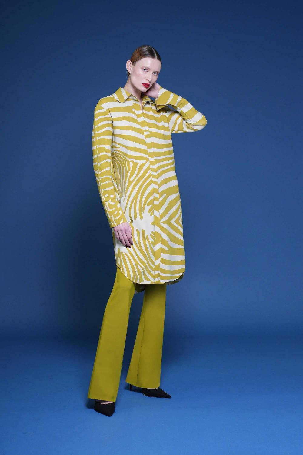 La Petite Robe Di Chiara Boni Amic Printed Shirt