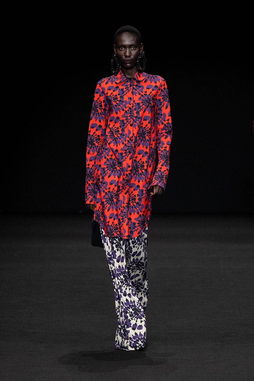 La Petite Robe Di Chiara Boni amic printed shirt