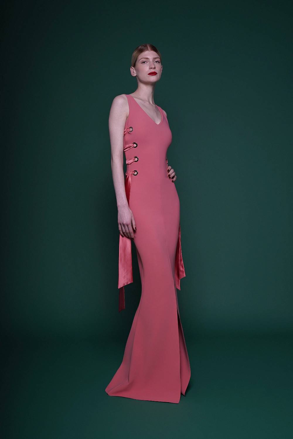 La Petite Robe Di Chiara Boni Degna Satin Gown