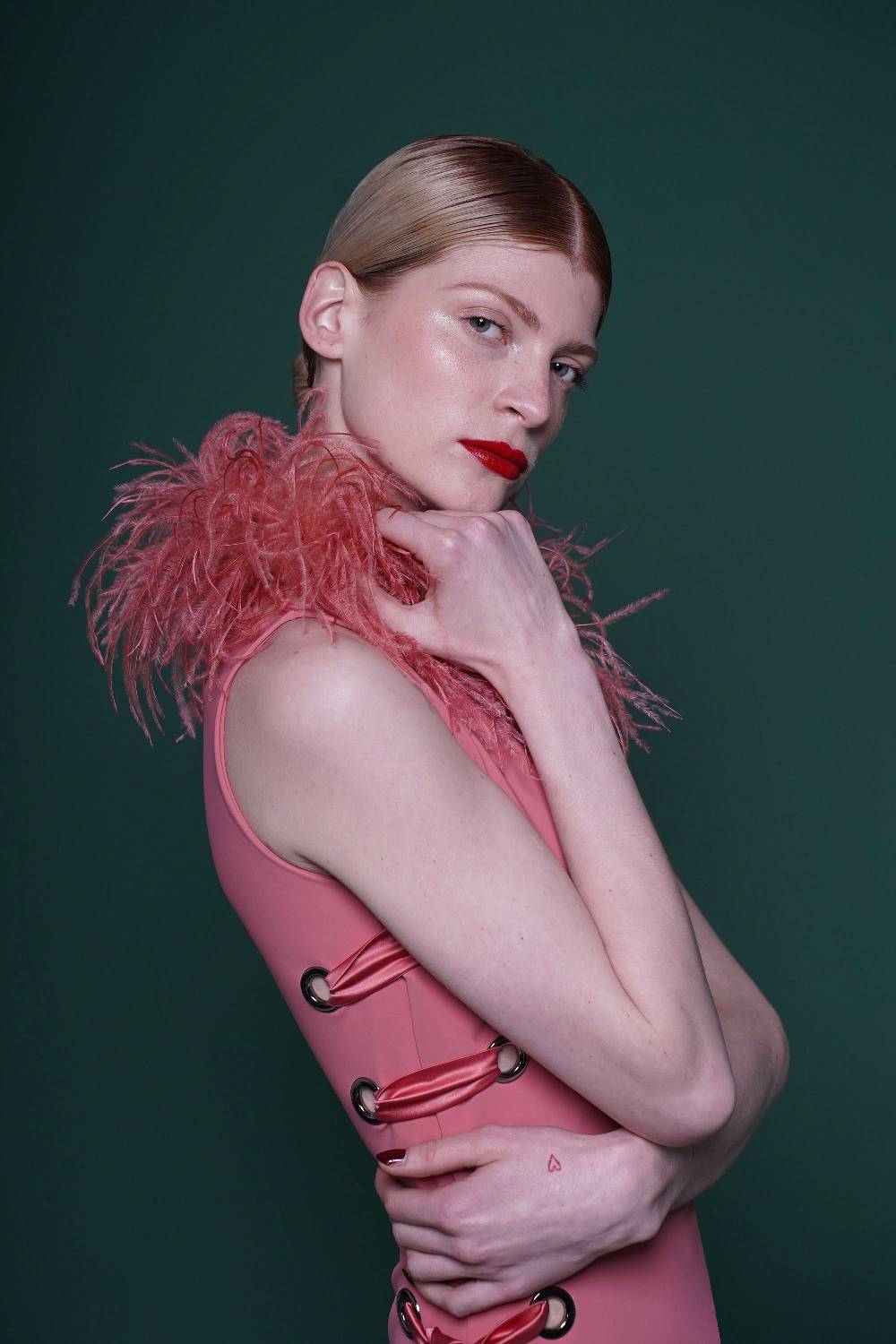La Petite Robe Di Chiara Boni Feathers Boa