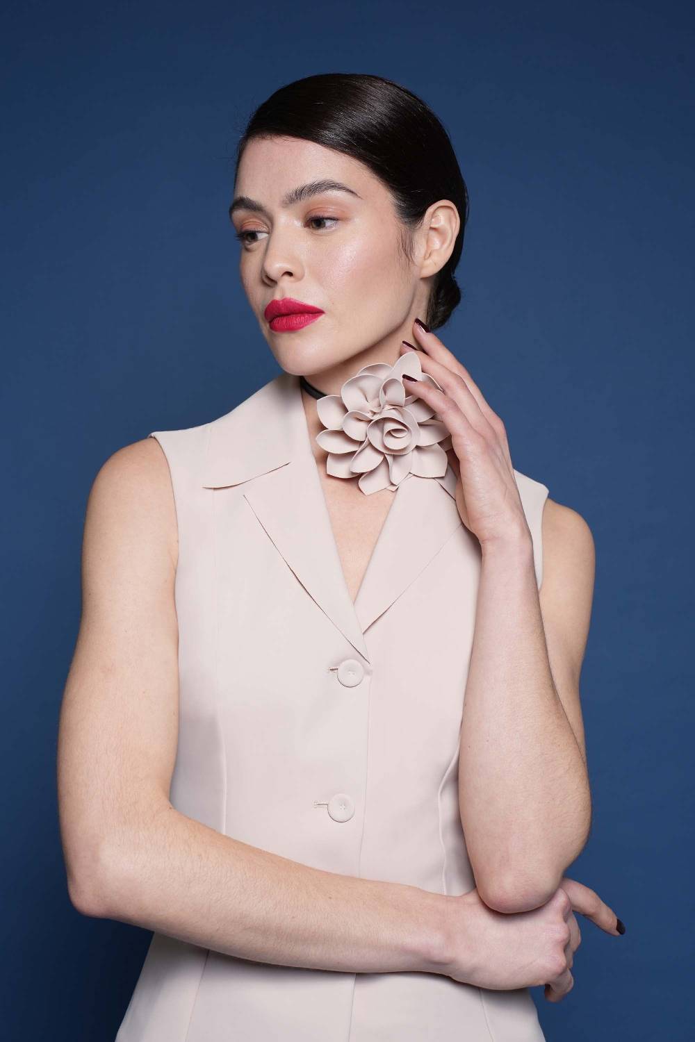 La Petite Robe Di Chiara Boni flower brooch